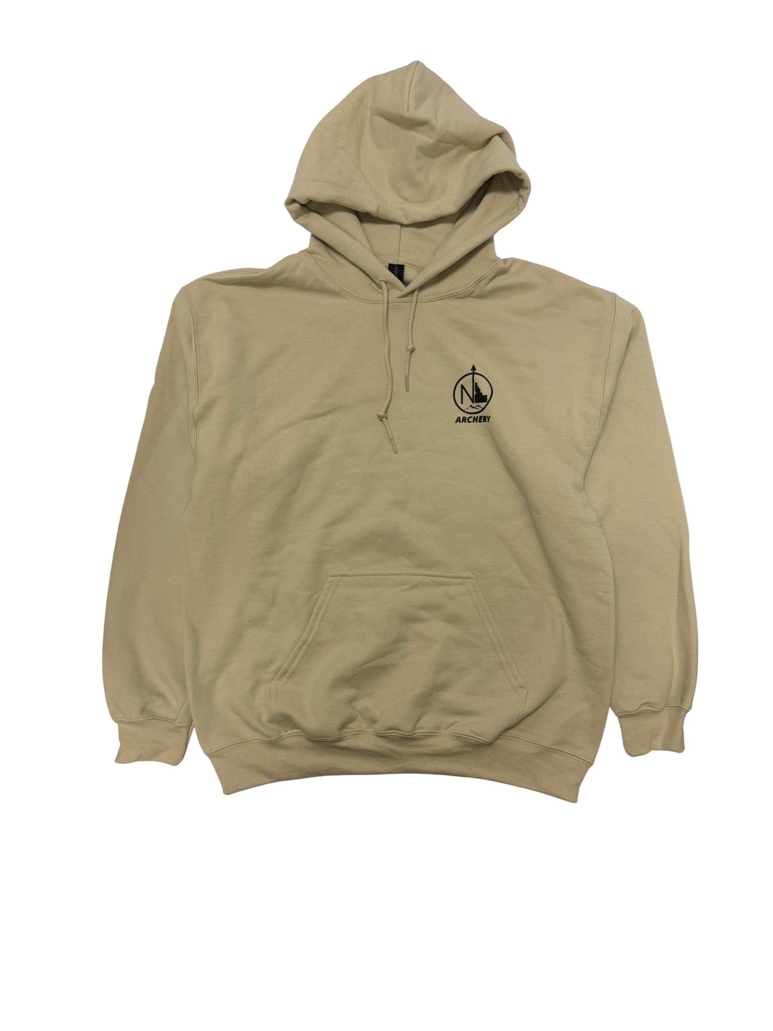 28c1636a-2d61-4b04-9806-5da27caef342.jpeg "Canyon" Hooded Sweatshirt (Sand) - Image 1