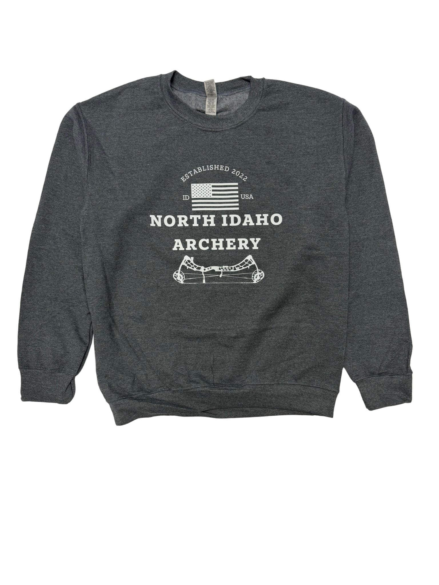 a1fbbac4-df0b-4b9d-b915-48a6f474d983.jpeg "Selkirk" Crew Sweatshirt (Dark Heather Grey) - Image 1